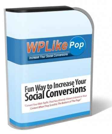 WP Like Pop Plugin - animated social like box pop-up widget for WordPress blogs