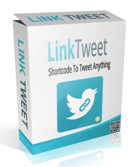 WP Link Tweet Plugin screenshot showing tooltip and tweetable content shortcode