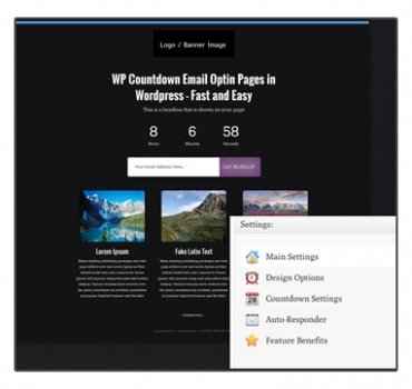 WP Opt-in Countdown Plugin digital download with PLR MRR resell rights for lead generation