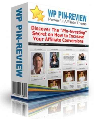WP Pin Review Theme – digital affiliate review WordPress theme with PLR resell rights