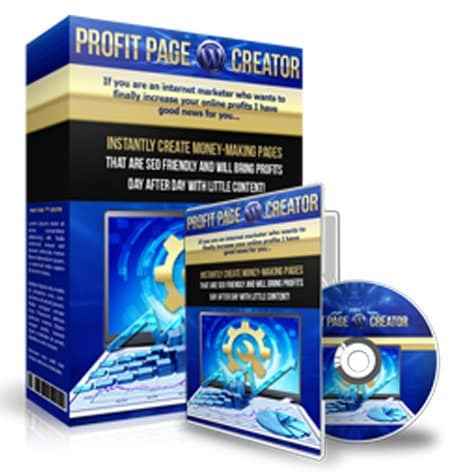 WP Profit Page Creator plugin generating automated sales and passive income for digital entrepreneurs