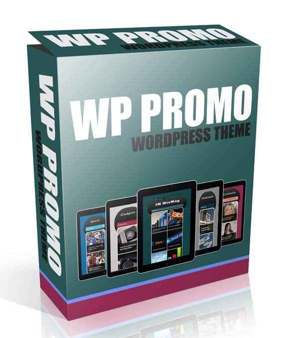 WP Promo WordPress Theme – digital download with PLR/MRR resell rights