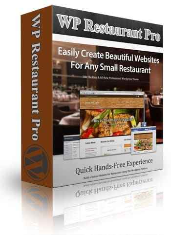 WP Restaurant Pro Theme – premium restaurant WordPress theme with lightbox menu and slideshow