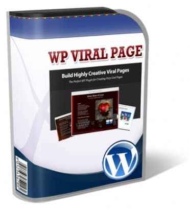 WP Viral Page Plugin dashboard showing slideshow background and audio image integration features