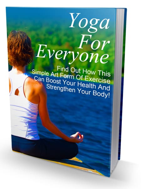 Yoga For Everyone digital PLR package with healing niche health guides and resell rights