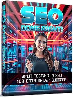 SEO split testing training guide with PLR MRR resell rights digital download package
