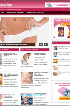 endometriosis help affiliate wp website