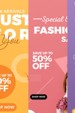 fashion vertical ad templates