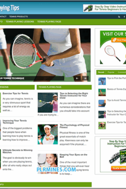 tennis playing tips wp site