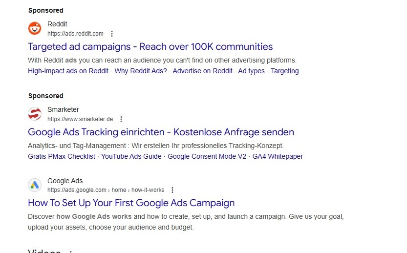 google result