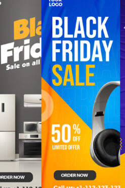 super sale vertical ad templates