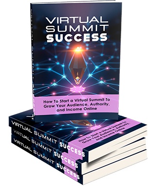 Virtual summit success guide with PLR and MRR resell rights for entrepreneurs and digital marketers